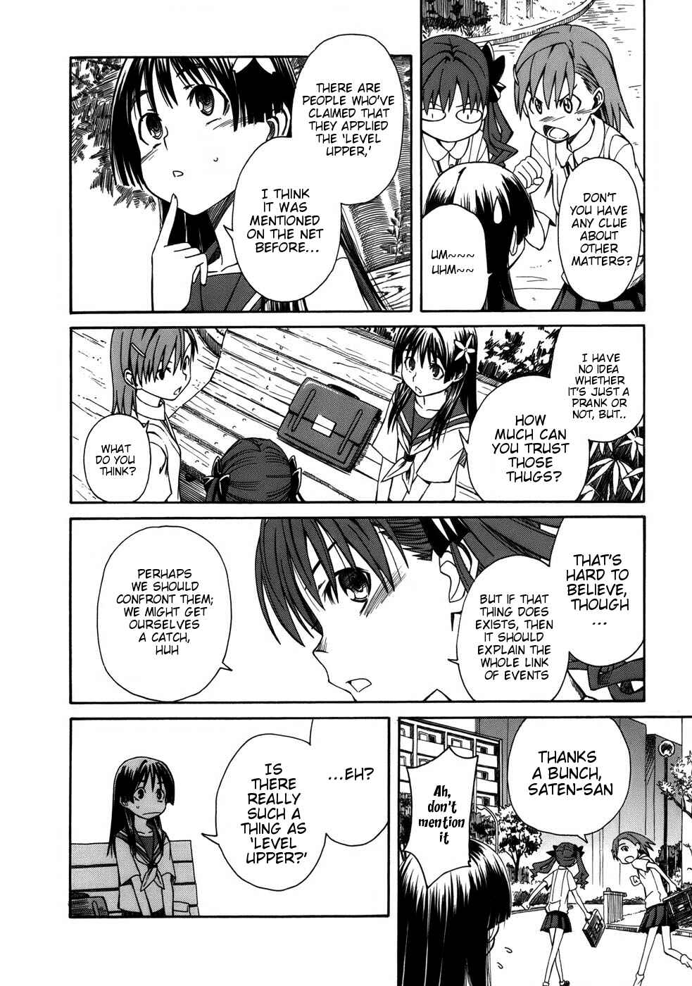 Toaru Majutsu no Index Gaiden: Toaru Kagaku no Railgun Chapter 6 - Page 12