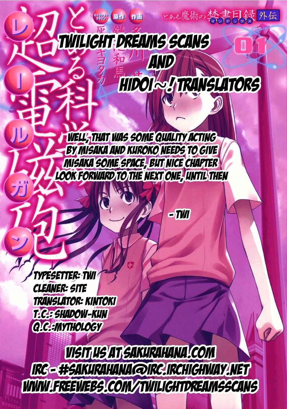 Toaru Majutsu no Index Gaiden: Toaru Kagaku no Railgun Chapter 6 - Page 23