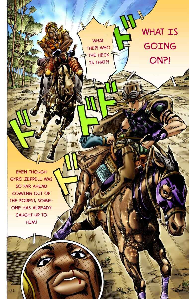 JoJo no Kimyou na Bouken: Part 7 - Steel Ball Run Color-ban Chapter 8 - Page 26