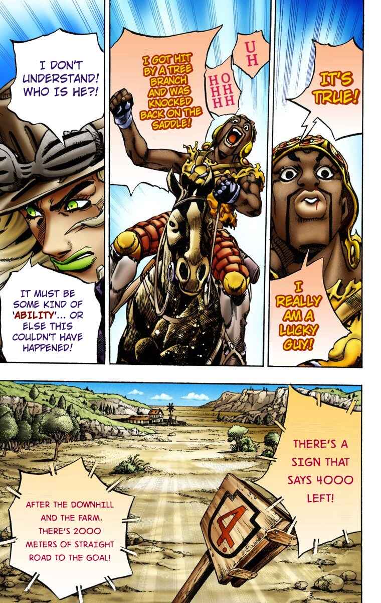 JoJo no Kimyou na Bouken: Part 7 - Steel Ball Run Color-ban Chapter 8 - Page 27