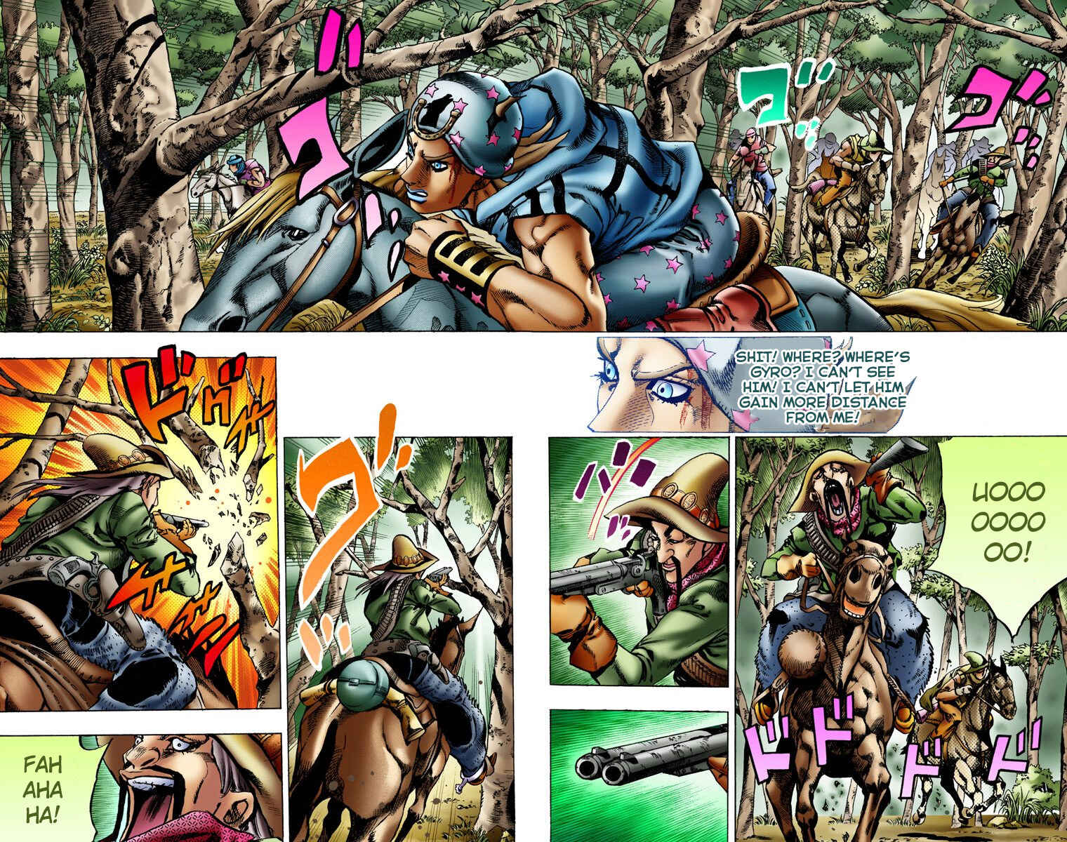 JoJo no Kimyou na Bouken: Part 7 - Steel Ball Run Color-ban Chapter 8 - Page 4