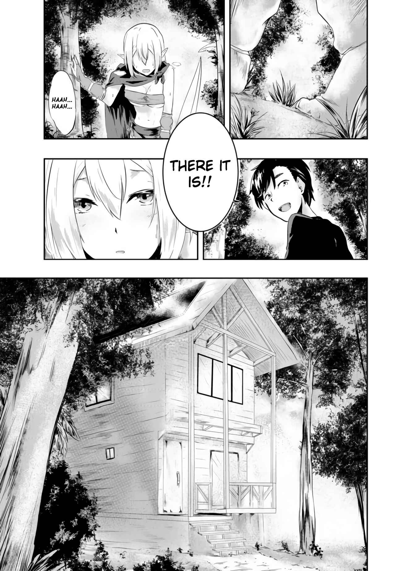 Mujintou de Elf to Kyoudou Seikatsu Chapter 1 - Page 13