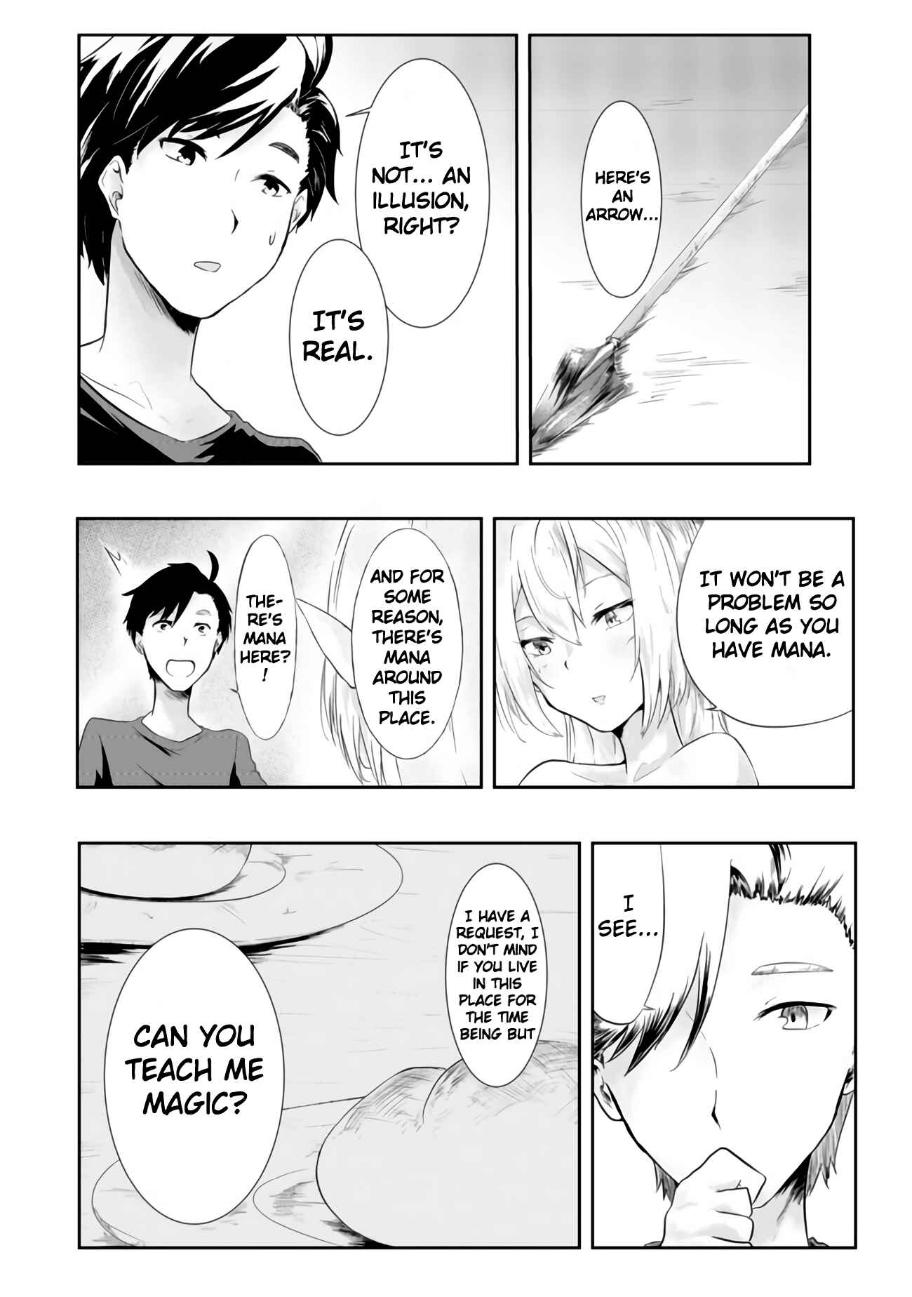 Mujintou de Elf to Kyoudou Seikatsu Chapter 1 - Page 18