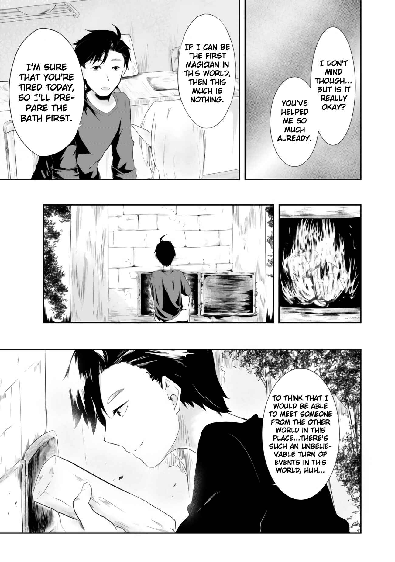 Mujintou de Elf to Kyoudou Seikatsu Chapter 1 - Page 19