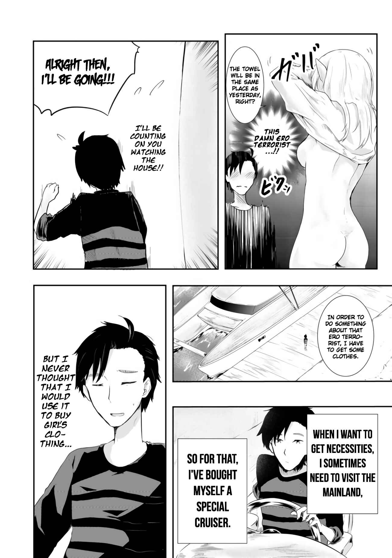 Mujintou de Elf to Kyoudou Seikatsu Chapter 1 - Page 36
