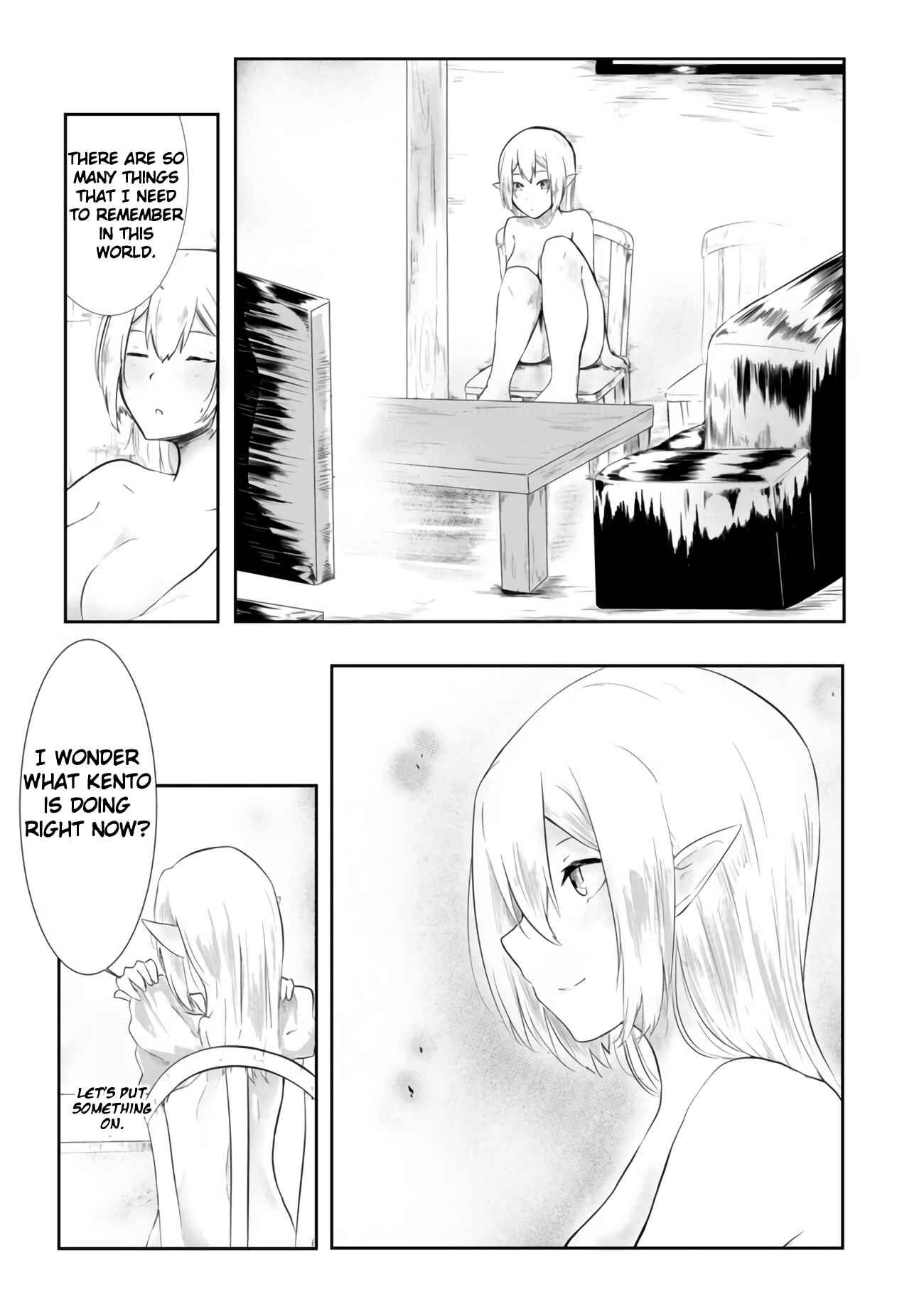 Mujintou de Elf to Kyoudou Seikatsu Chapter 1 - Page 39