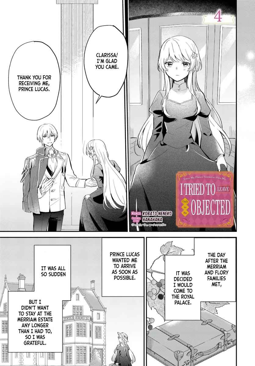 Kon'yakusha ni Kirawareteiru You na node Hanaretemitara, Nazeka Kougi Saremashita Chapter 4 - Page 2