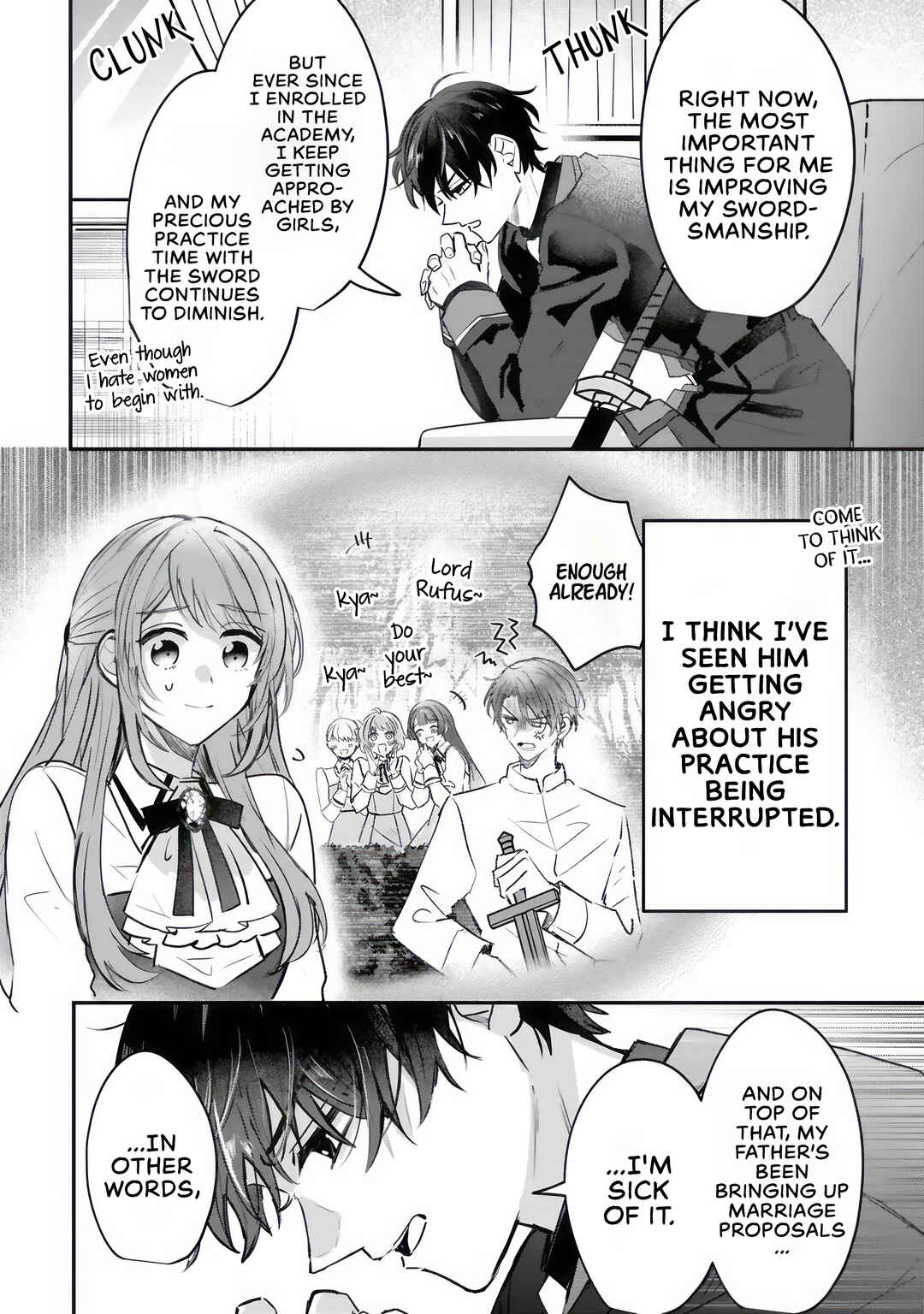 Ren'ai Fushin na Reijou wa Reikoku Kishi-sama no Dekiai ni Kizukanai Chapter 2.1 - Page 10