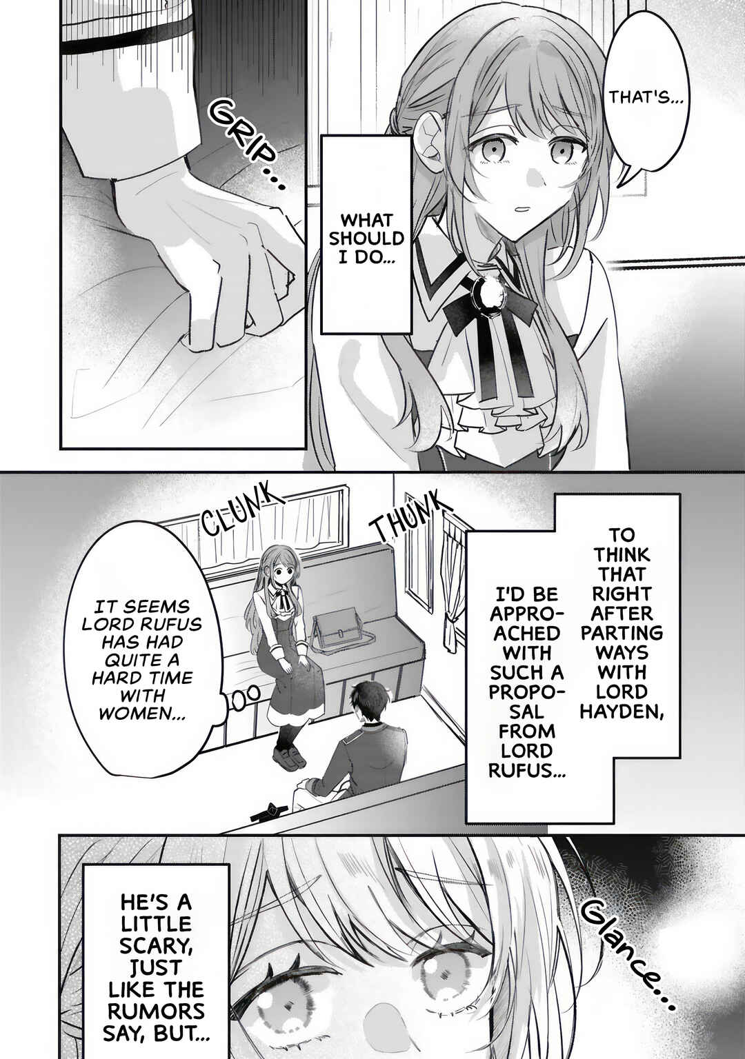 Ren'ai Fushin na Reijou wa Reikoku Kishi-sama no Dekiai ni Kizukanai Chapter 2.1 - Page 12
