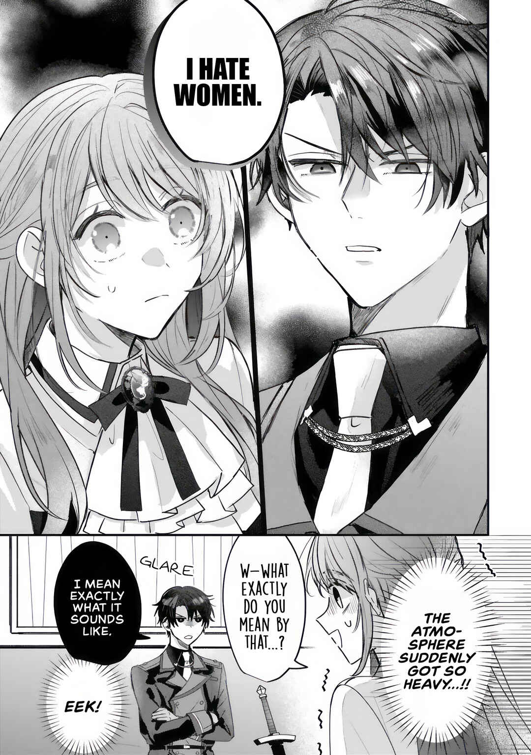 Ren'ai Fushin na Reijou wa Reikoku Kishi-sama no Dekiai ni Kizukanai Chapter 2.1 - Page 9