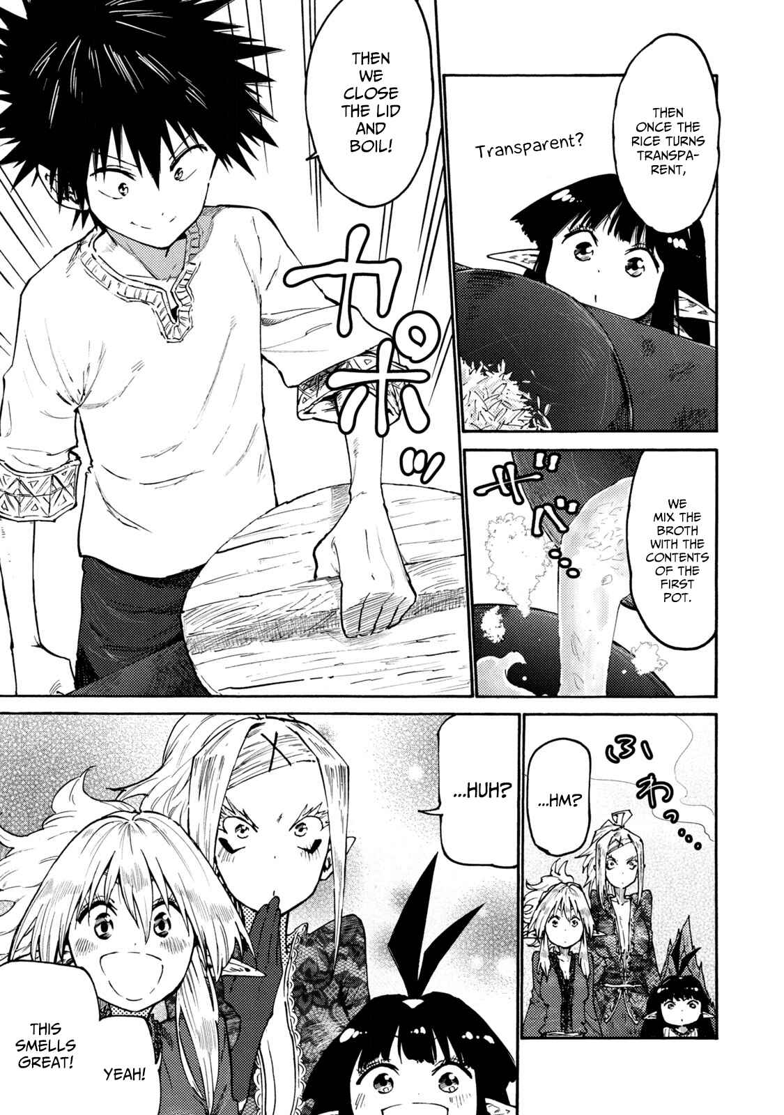 Mazumeshi Elf to Yuuboku gurashi Chapter 36 - Page 13