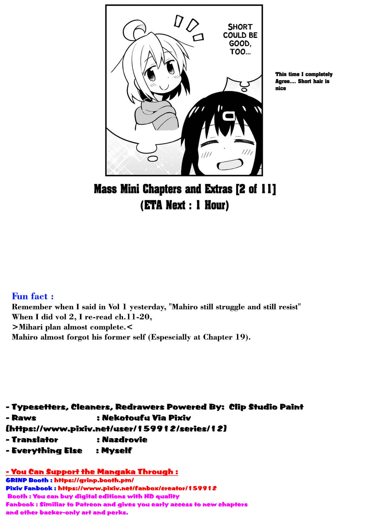 Onii-chan wa Oshimai! Chapter 20.9 - Page 17
