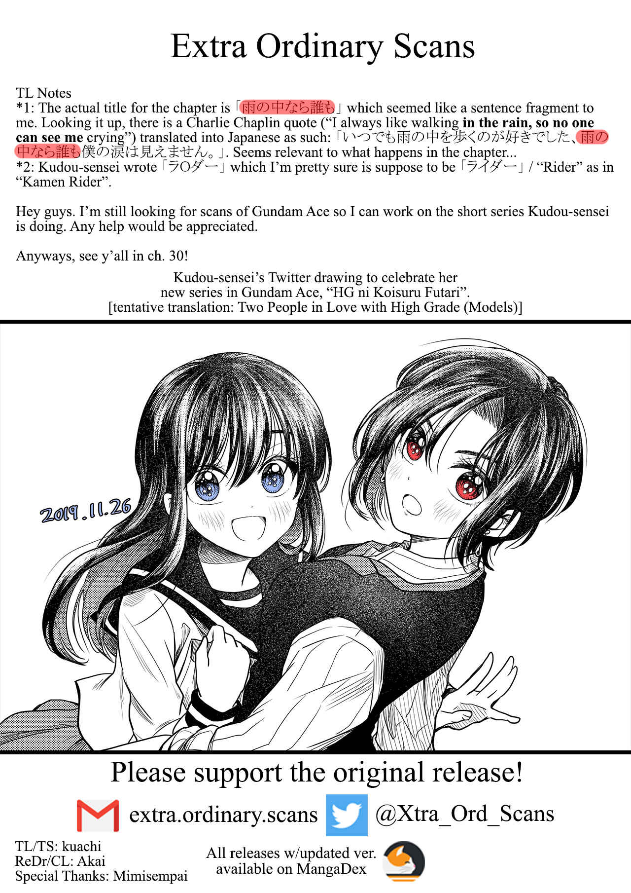 Mokuyoubi wa Kimi to Nakitai Chapter 29 - Page 16