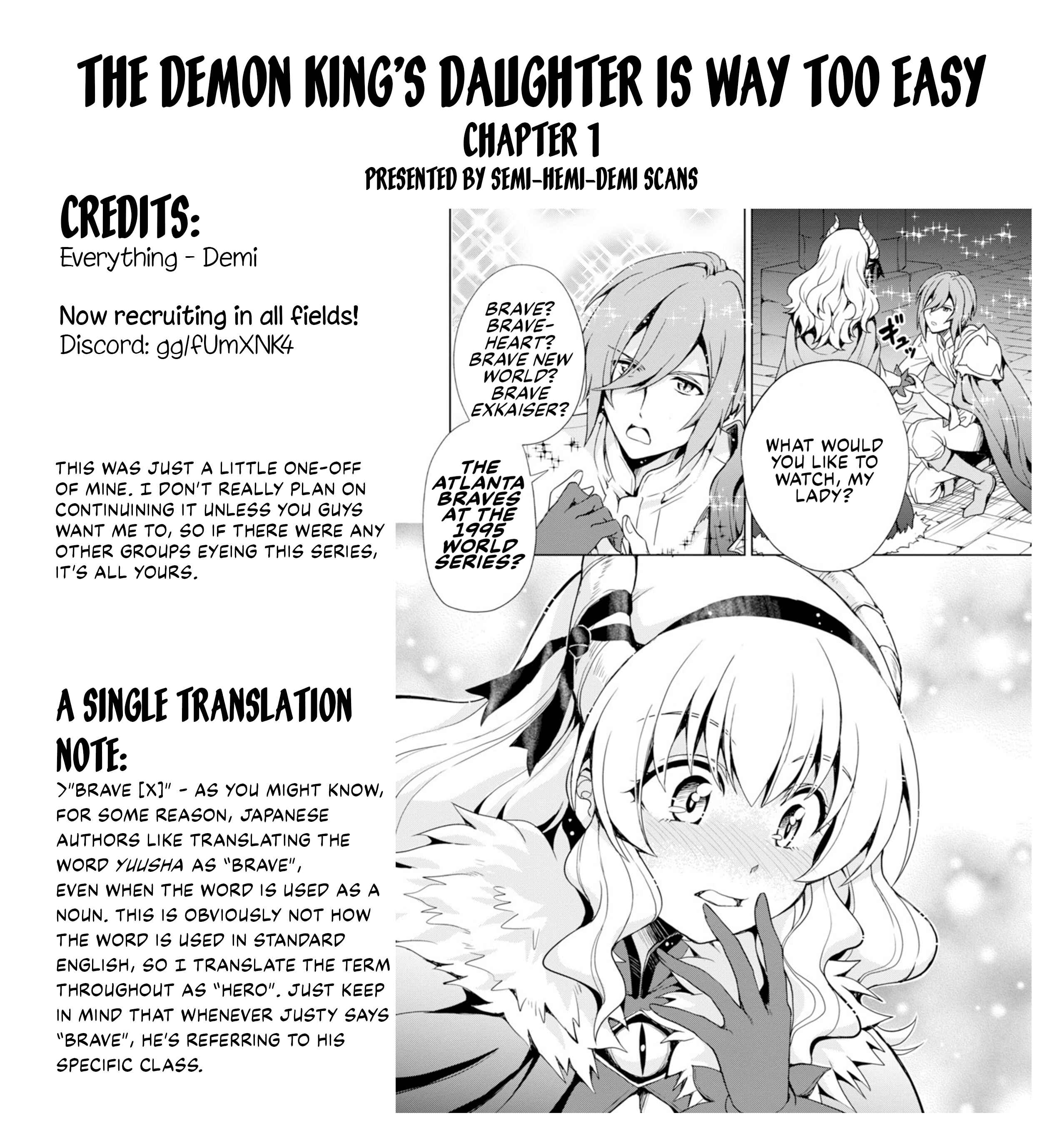 Maou no Musume, Sugoku Choroi. Chapter 1 - Page 21