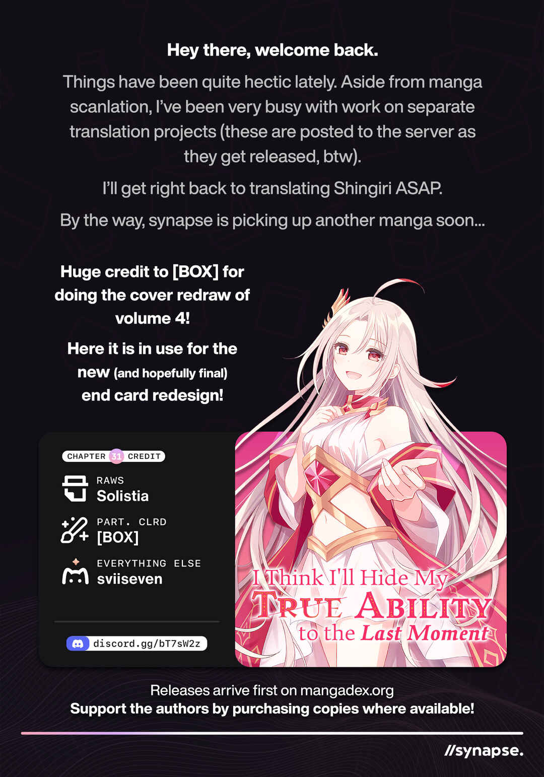 Shin no Jitsuryoku wa Girigiri made Kakushiteiyou to Omou Chapter 31 - Page 22