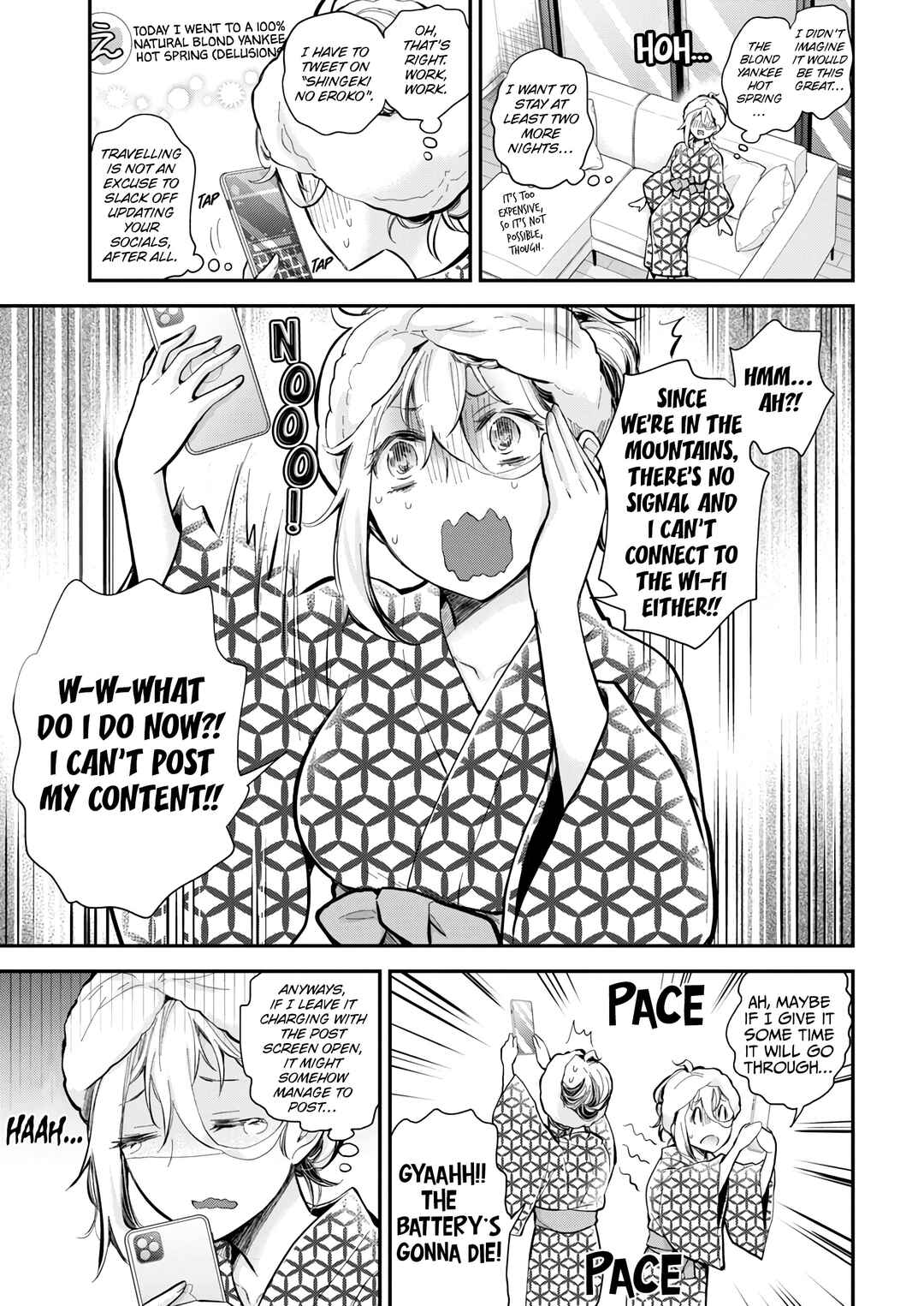 Shingeki no Eroko-san: Hen na Oneesan wa Danshi Kousei to Nakayoku Naritai Chapter 52 - Page 21