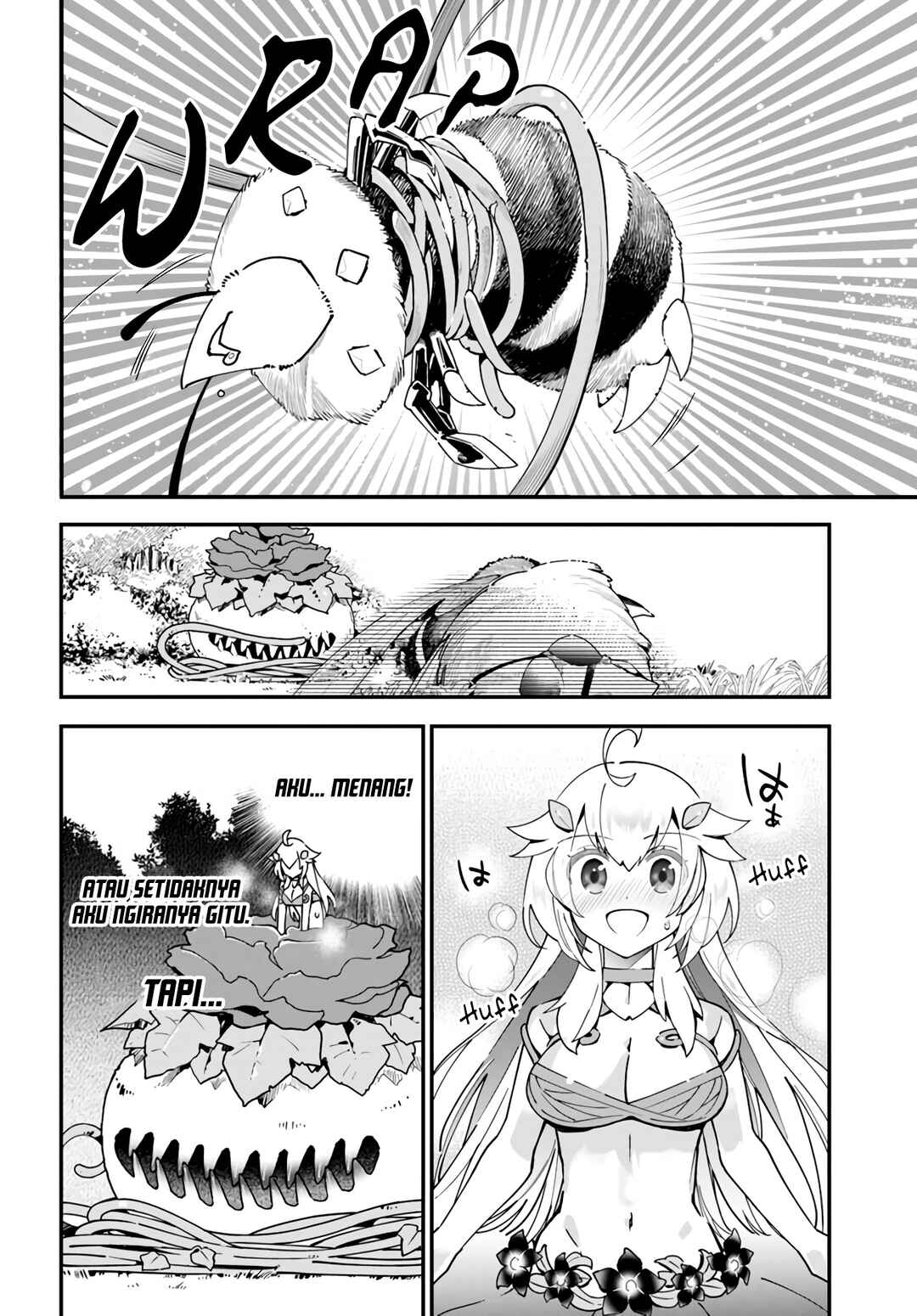 Shokubutsu Monster Musume Nikki: Seijo datta Watashi ga Uragirareta Hate ni Alraune ni Tensei Shite Shimatta node, kore kara wa Kougousei o Shinagara Shizuka ni Shokubutsu Life o Sugoshimasu Chapter 2 - Page 19
