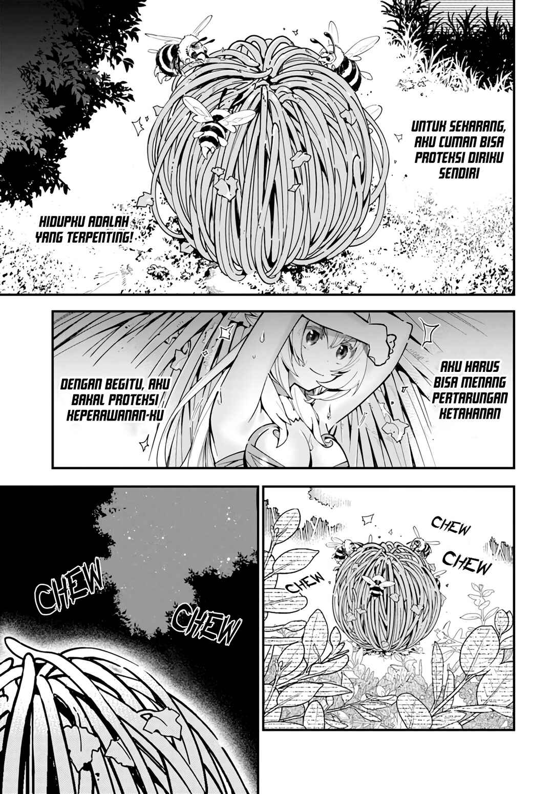 Shokubutsu Monster Musume Nikki: Seijo datta Watashi ga Uragirareta Hate ni Alraune ni Tensei Shite Shimatta node, kore kara wa Kougousei o Shinagara Shizuka ni Shokubutsu Life o Sugoshimasu Chapter 2 - Page 22