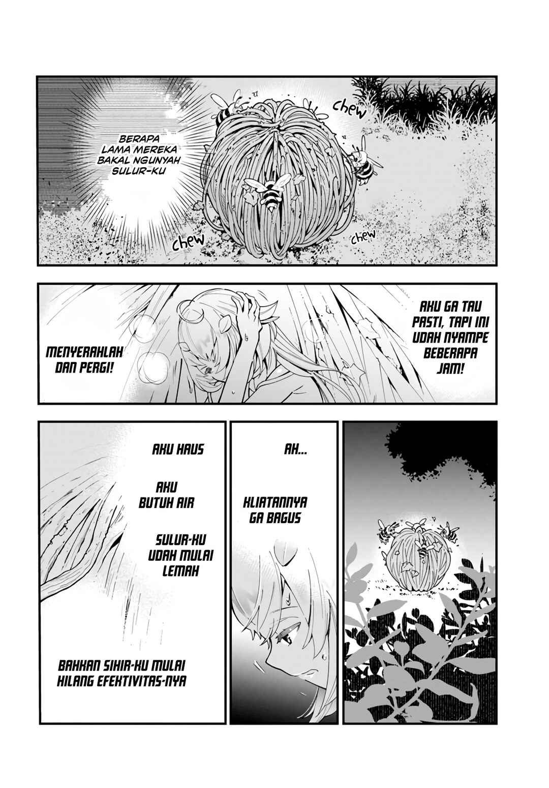 Shokubutsu Monster Musume Nikki: Seijo datta Watashi ga Uragirareta Hate ni Alraune ni Tensei Shite Shimatta node, kore kara wa Kougousei o Shinagara Shizuka ni Shokubutsu Life o Sugoshimasu Chapter 2 - Page 23