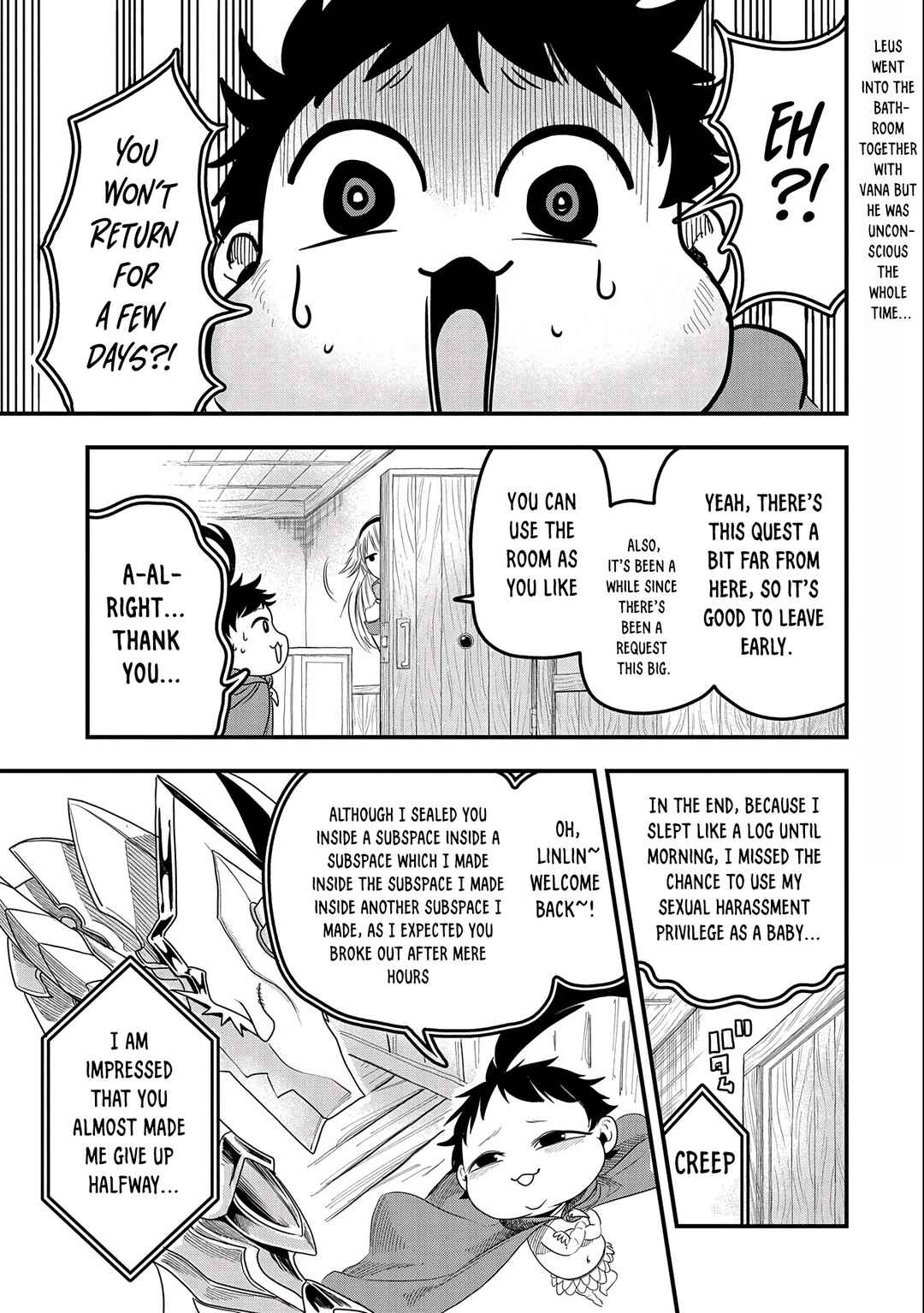 Umareta Chokugo ni Suterareta kedo, Zense ga Daikenja Datta node Yoyuu de Ikitemasu ~Saikyou Akachan Daibousou~ Chapter 7 - Page 3