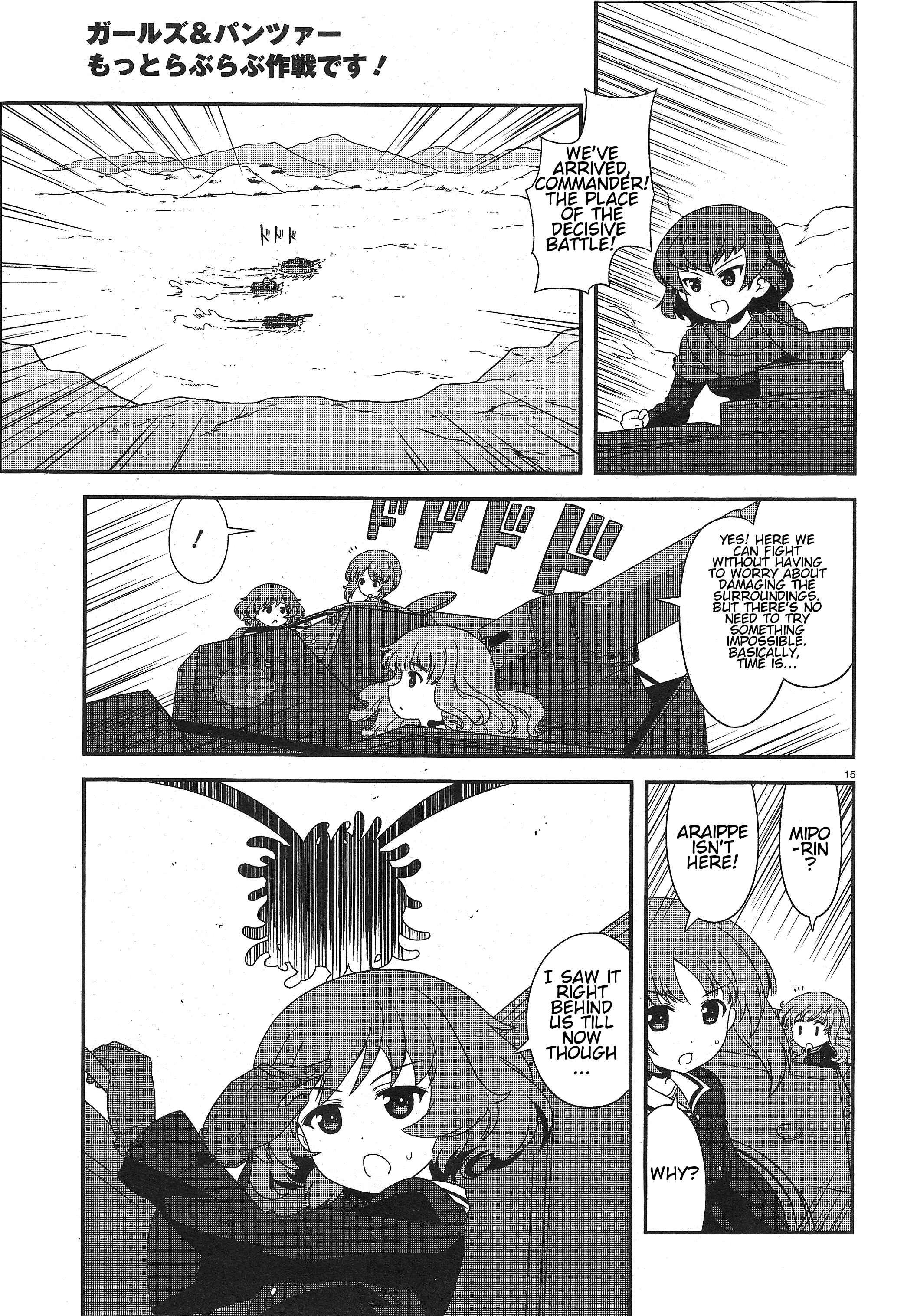 GIRLS und PANZER - Motto Love Love Sakusen desu! Chapter 24 - Page 13