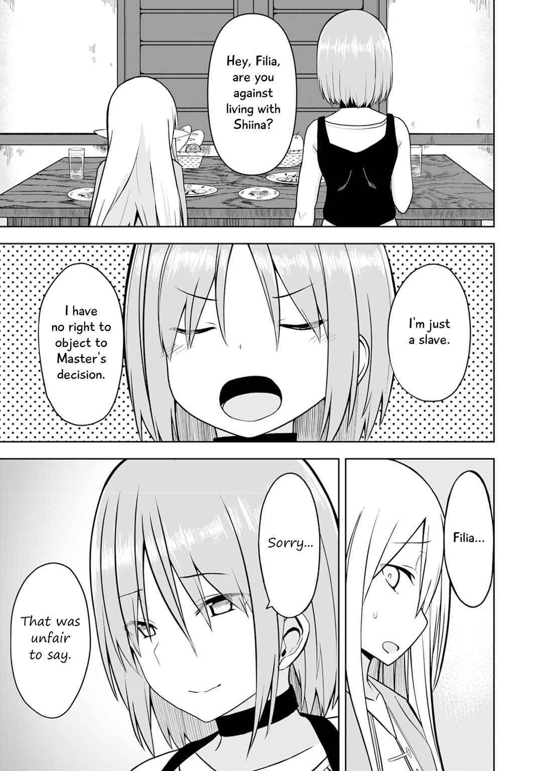 Eroi Koto Suru Tame ni Kyonyuu Bishoujo Dorei wo Katta Hazu ga, Oshishou-sama to Shitawa Rete Omotta Toori ni Ikanaku Naru Hanashi Chapter 9 - Page 3