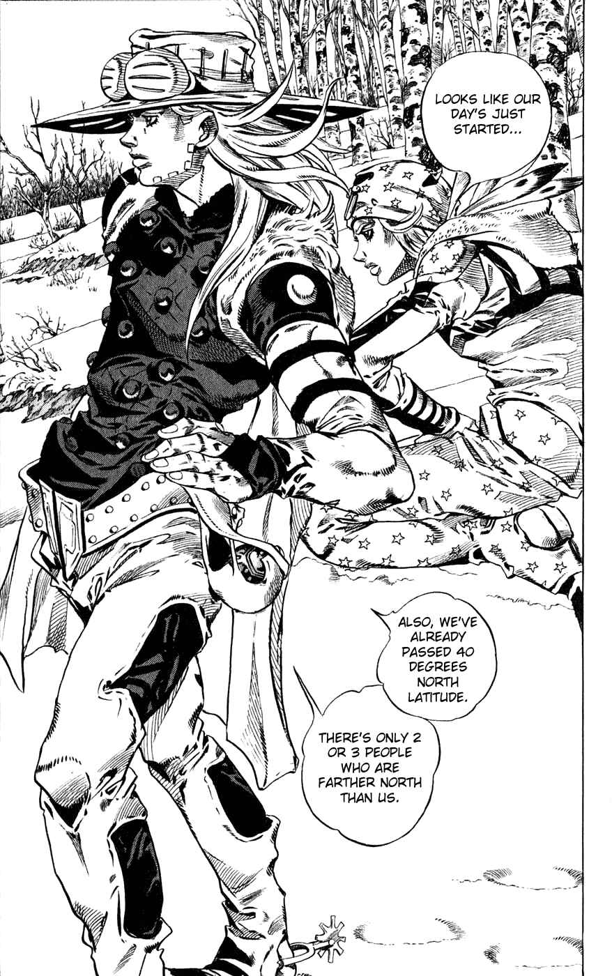 JoJo no Kimyou na Bouken: Part 7 - Steel Ball Run Chapter 45 - Page 10