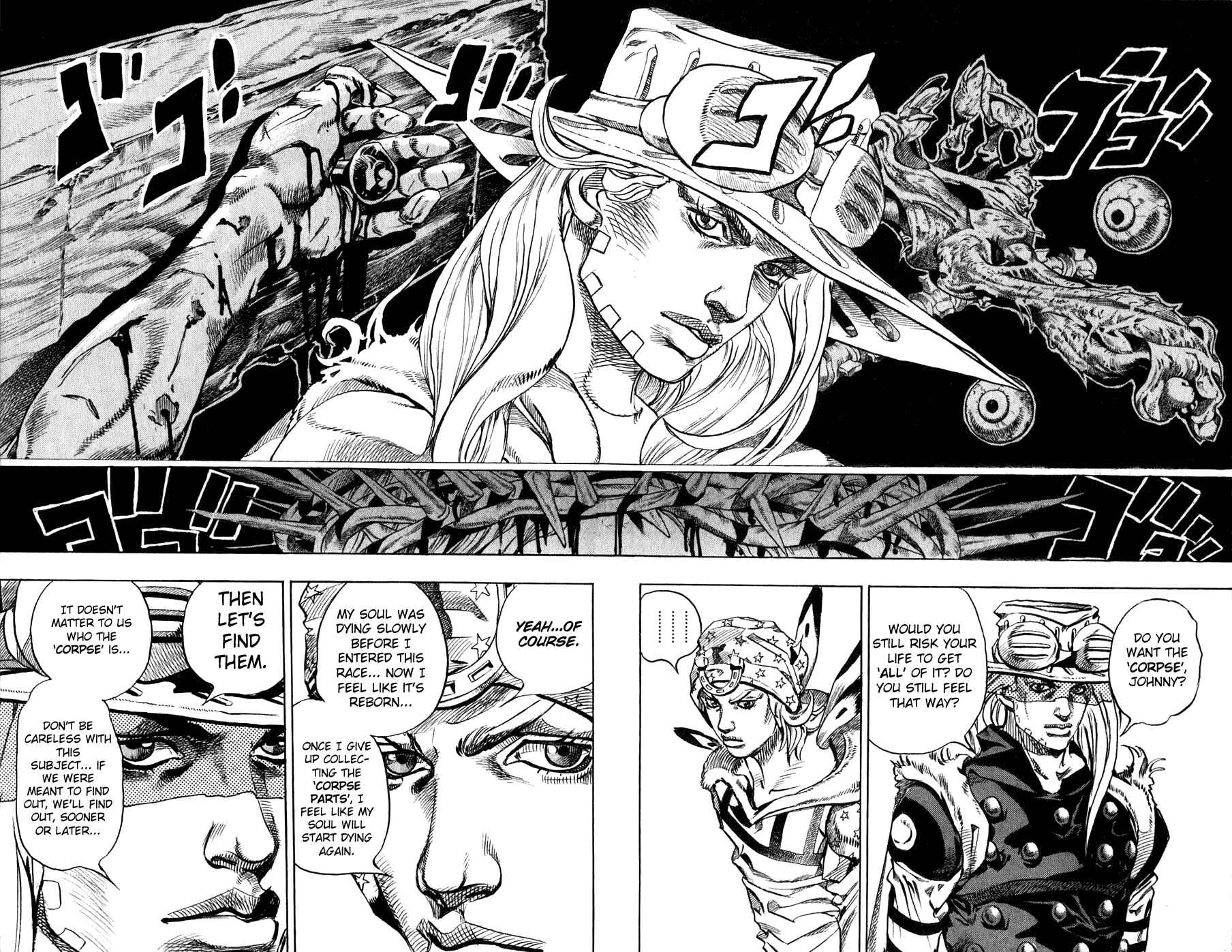 JoJo no Kimyou na Bouken: Part 7 - Steel Ball Run Chapter 45 - Page 15