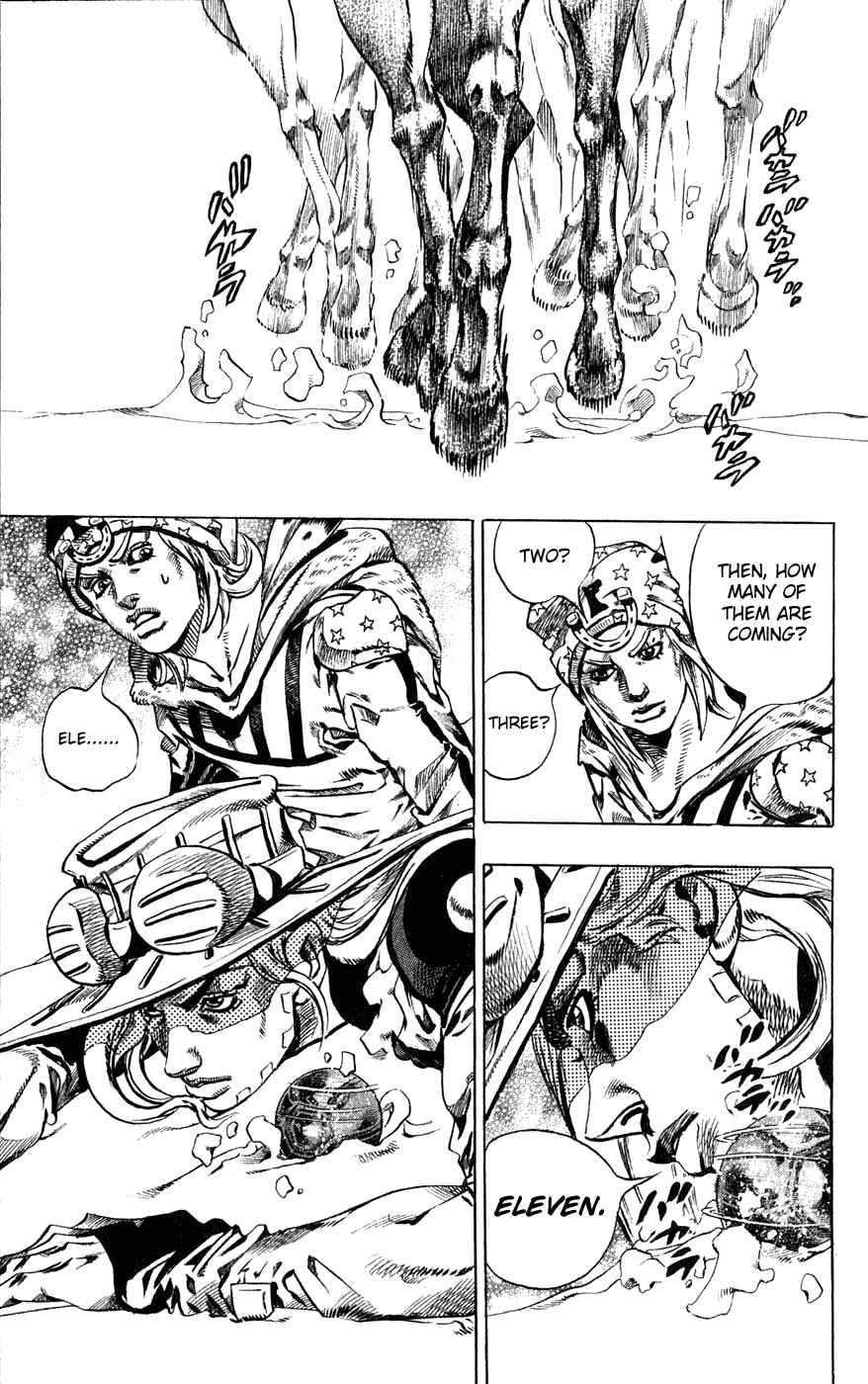 JoJo no Kimyou na Bouken: Part 7 - Steel Ball Run Chapter 45 - Page 17