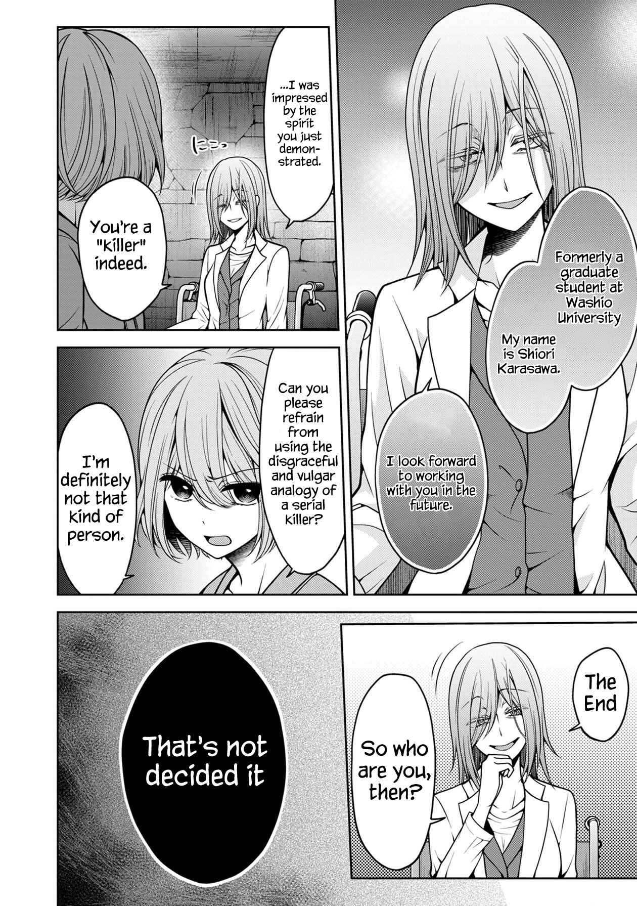 Namae no nai Kaibutsu - Kumo to Shoujo to Ryoki Satsujin Chapter 15 - Page 30