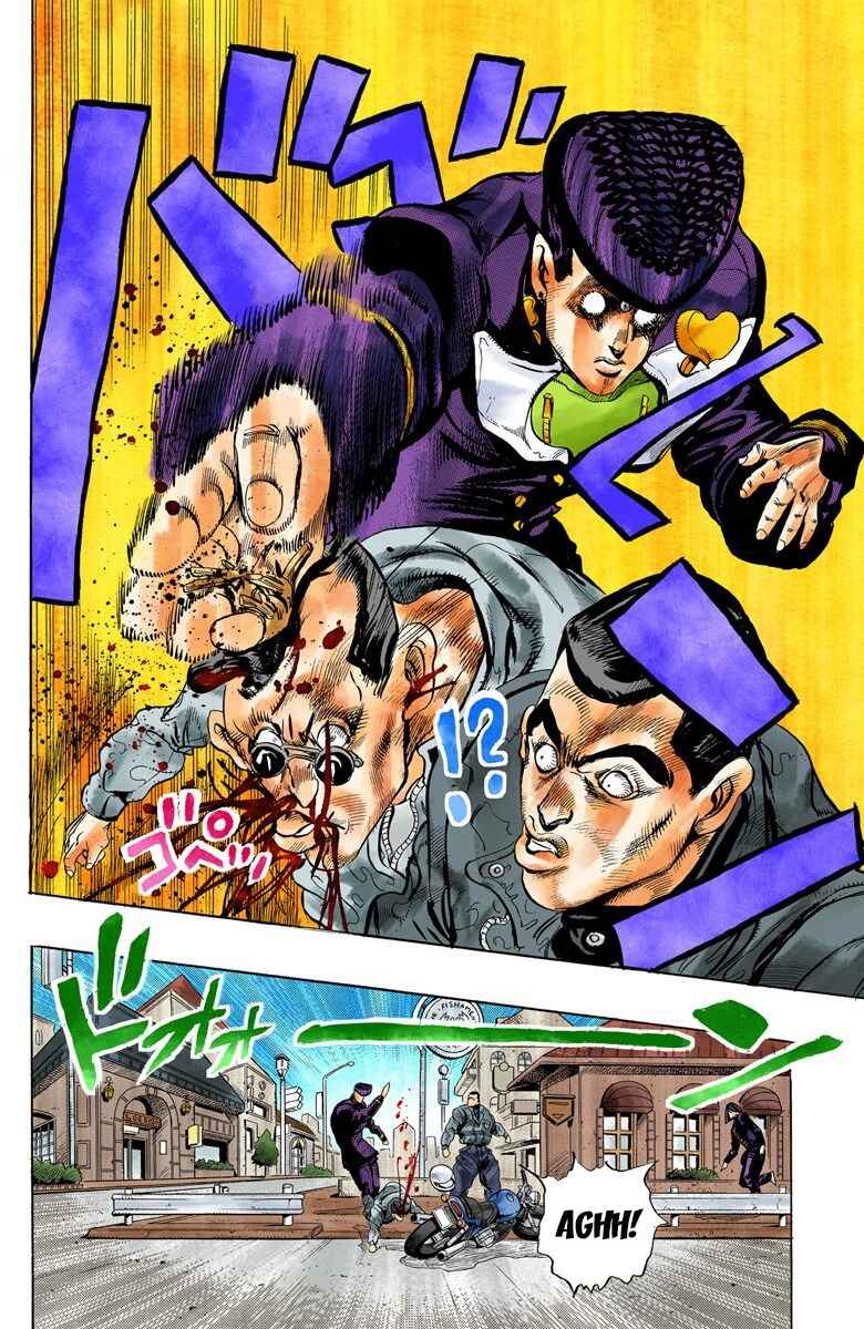 JoJo no Kimyou na Bouken: Part 4 - Diamond wa Kudakenai Color-ban Chapter 27 - Page 10