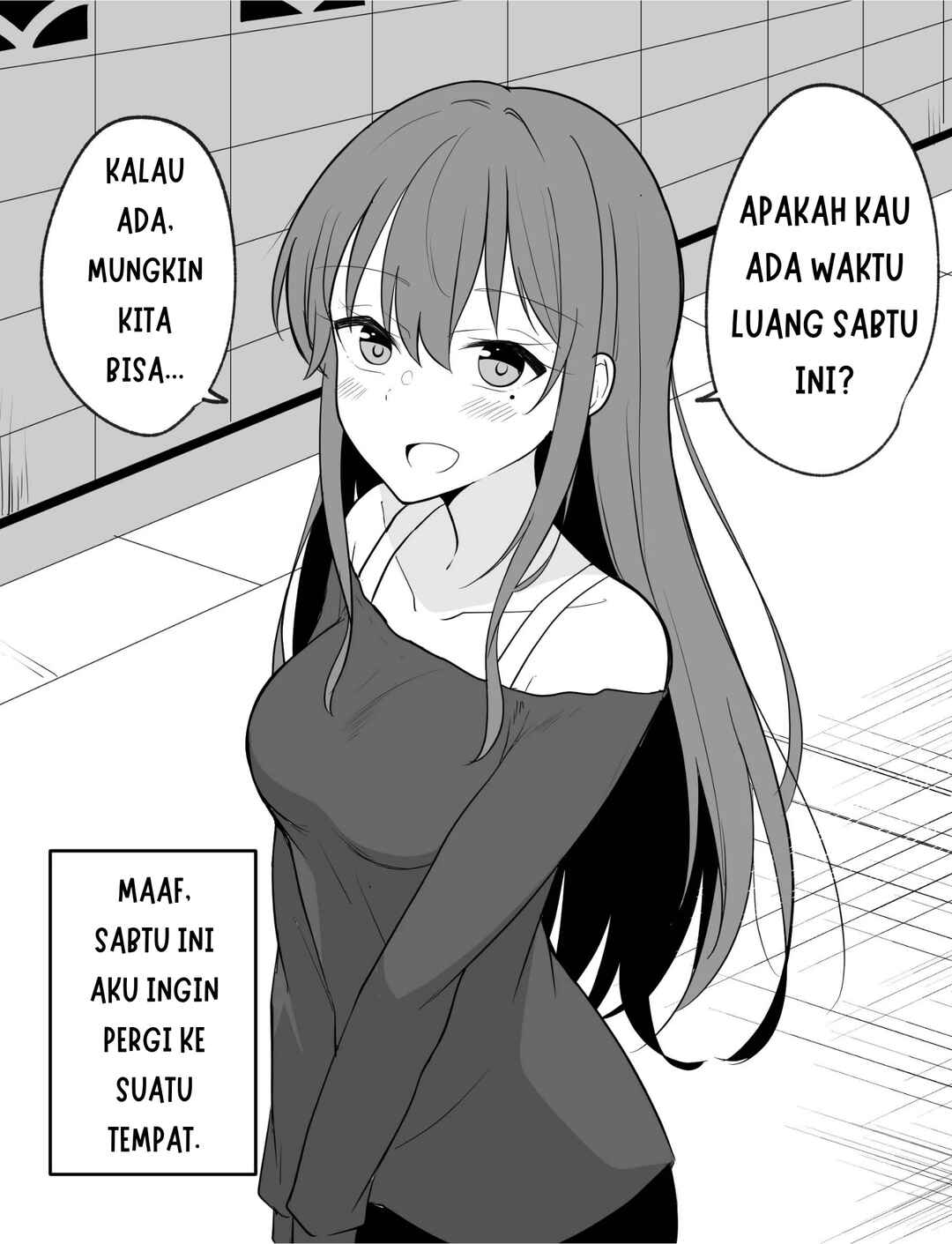 Yandere no You de Yandere ja Nai Chotto Dake Yandere na Onnanoko Chapter 6 - Page 1