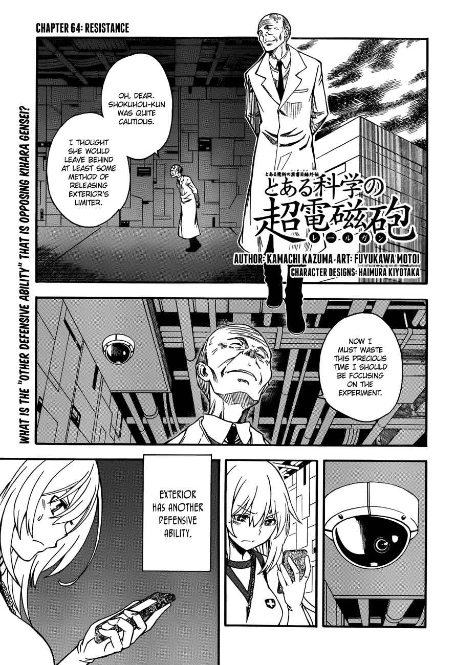 Toaru Majutsu no Index Gaiden: Toaru Kagaku no Railgun Chapter 64 - Page 1