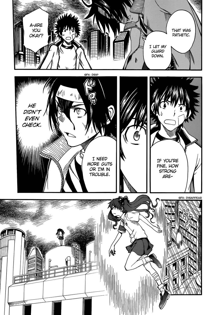Toaru Majutsu no Index Gaiden: Toaru Kagaku no Railgun Chapter 64 - Page 17