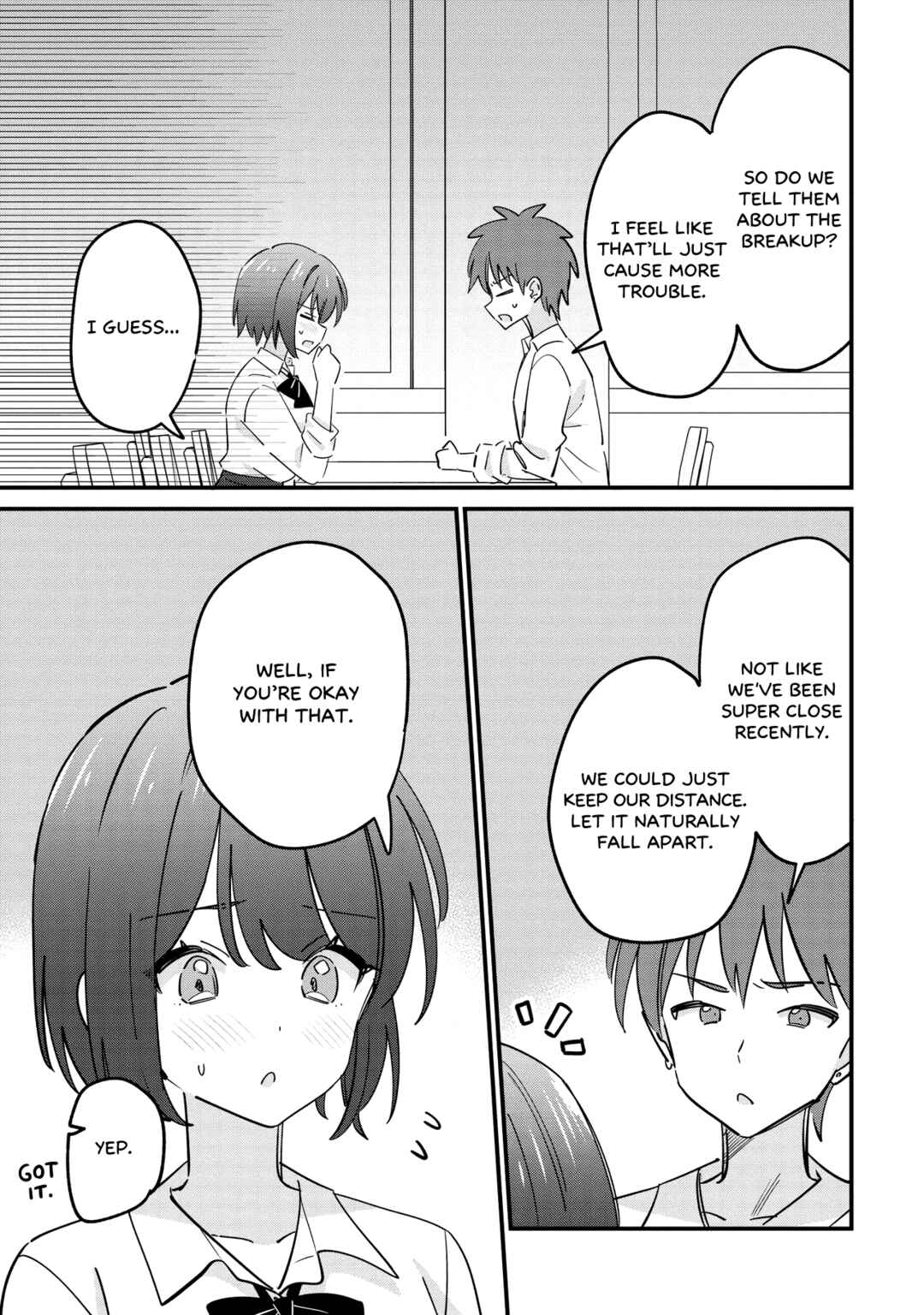 Kao dake yoi Classmate ga, Yatara to Guigui Kuru Yuri no Hanashi. Chapter 13.2 - Page 1