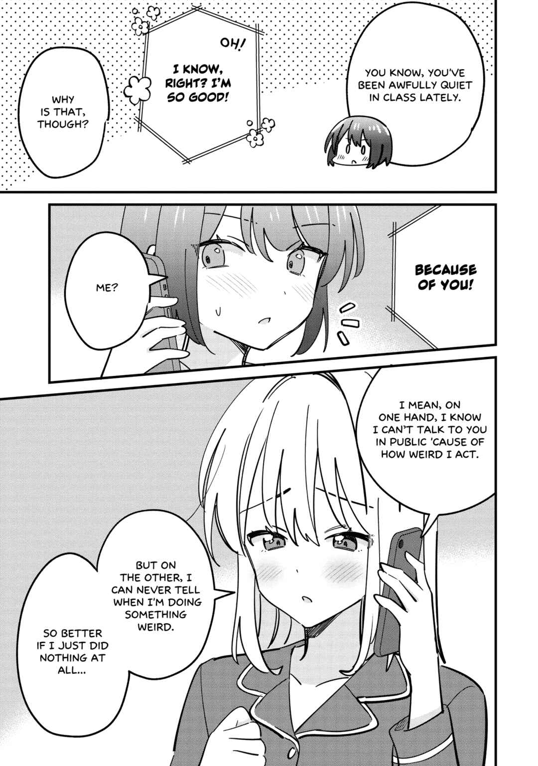 Kao dake yoi Classmate ga, Yatara to Guigui Kuru Yuri no Hanashi. Chapter 13.2 - Page 9