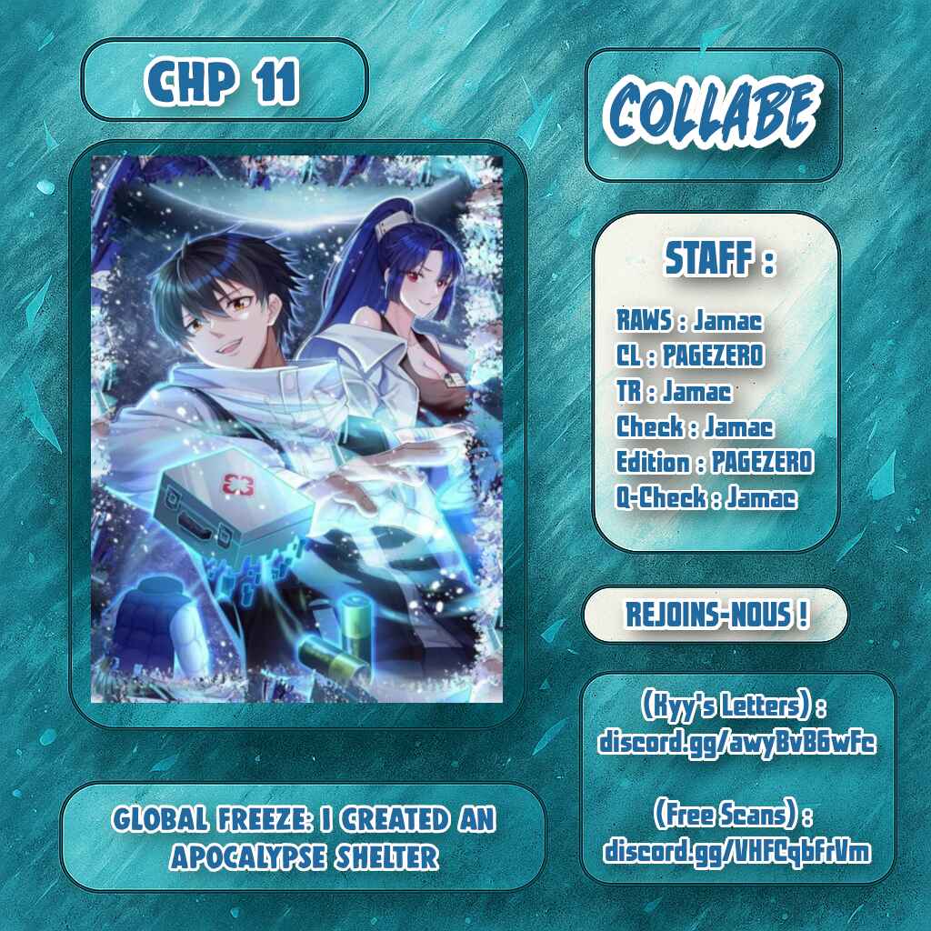Global Freeze: I Created an Apocalypse Shelter Chapter 11 - Page 1