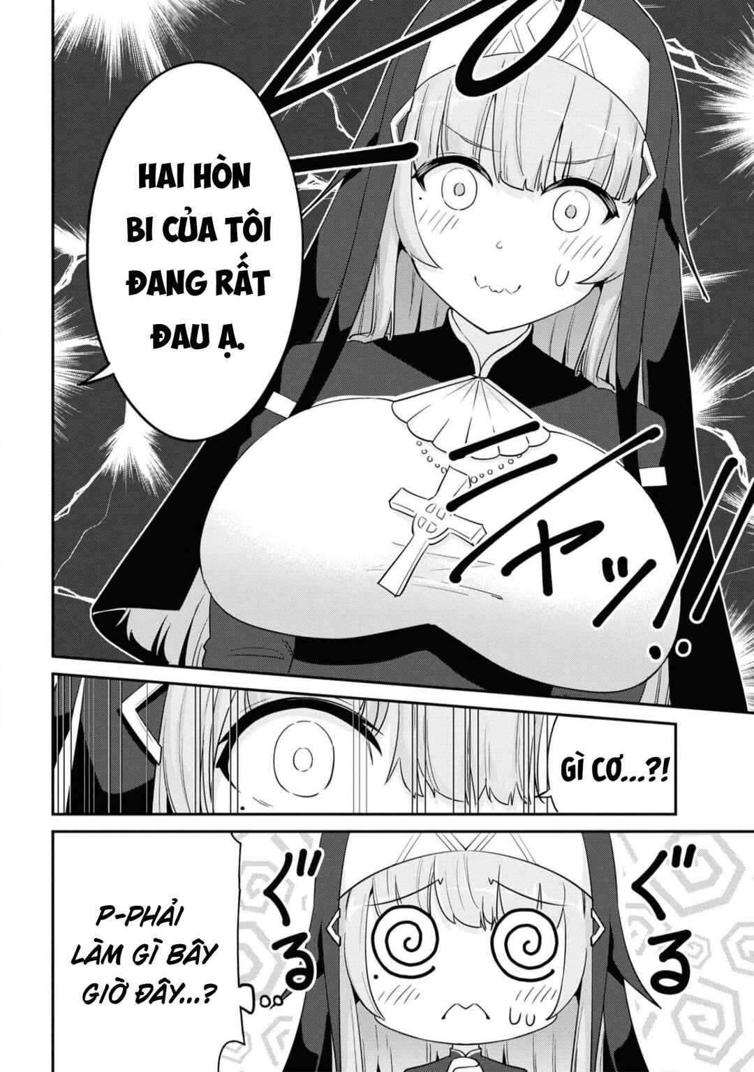Seikishi ni Natta kedo Danchou no Oppai ga Sugosugite Kokoro ga Kiyomerarenai Chapter 14 - Page 3