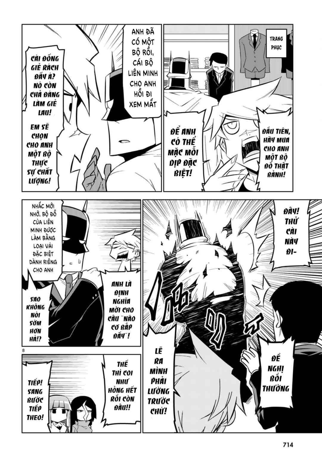 Zannen Onna Kanbu Black General-san Chapter 161 - Page 10