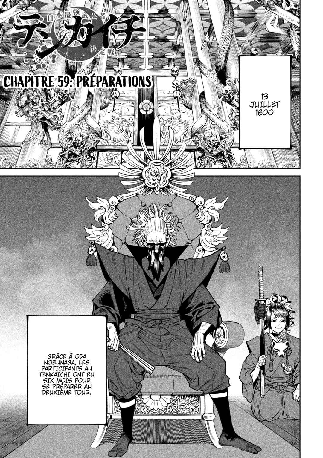 Tenkaichi: Nihon Saikyou Bugeisha Ketteisen Chapter 59 - Page 1