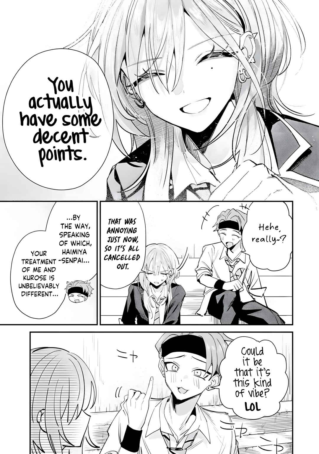 Haimiya-senpai wa Kowakute Kawaii Chapter 17 - Page 14