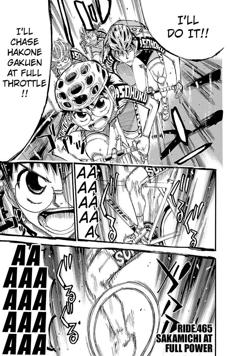 Yowamushi Pedal Chapter 465 - Page 1