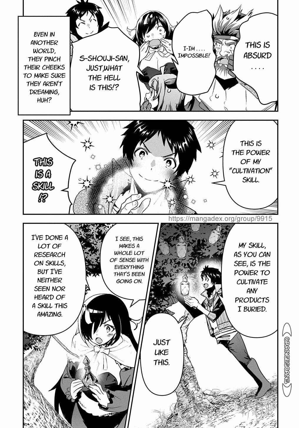 Shounin Yuusha wa Isekai o Gyuujiru!: Saibai Skill de Nandemo Fuyashichaimasu! Chapter 20 - Page 21