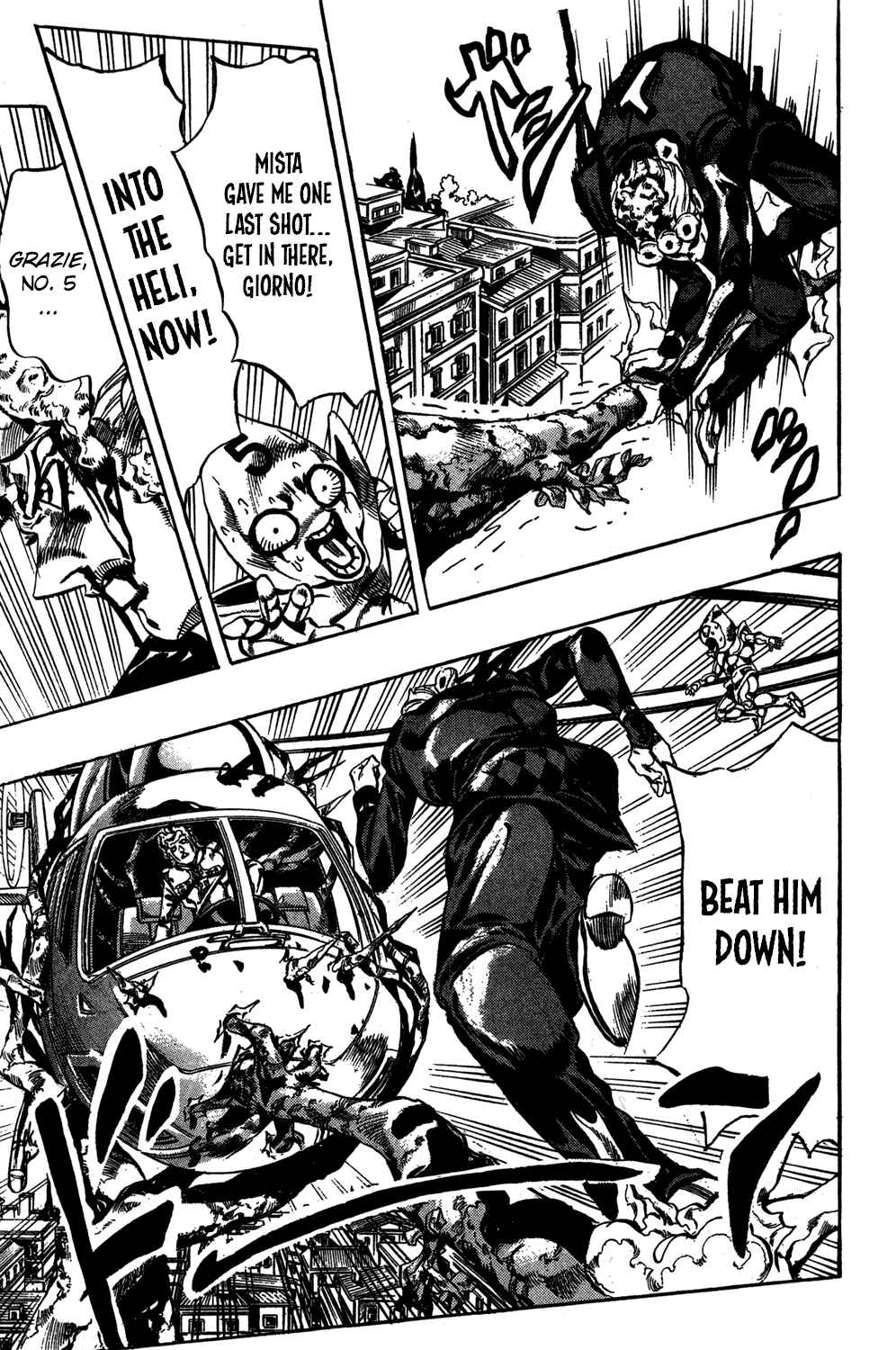 JoJo no Kimyou na Bouken: Part 5 - Ougon no Kaze Chapter 122 - Page 10