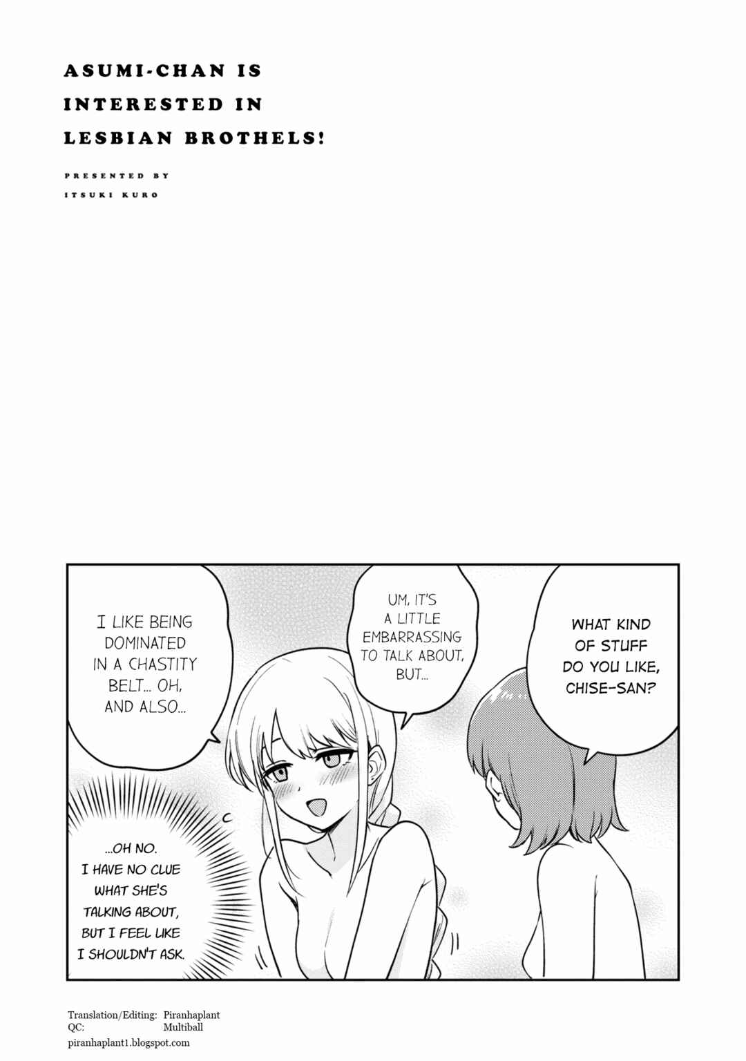 Asumi-chan wa Les Fuuzoku ni Kyoumi ga Arimasu! Chapter 22 - Page 37
