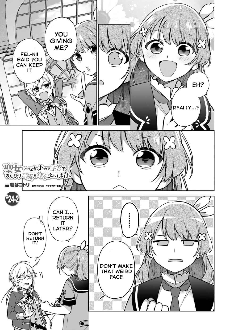 Seijo ja Nakatta node, Oukyuu de Nonbiri Gohan wo Tsukuru Koto ni Shimashita Chapter 24 - Page 9