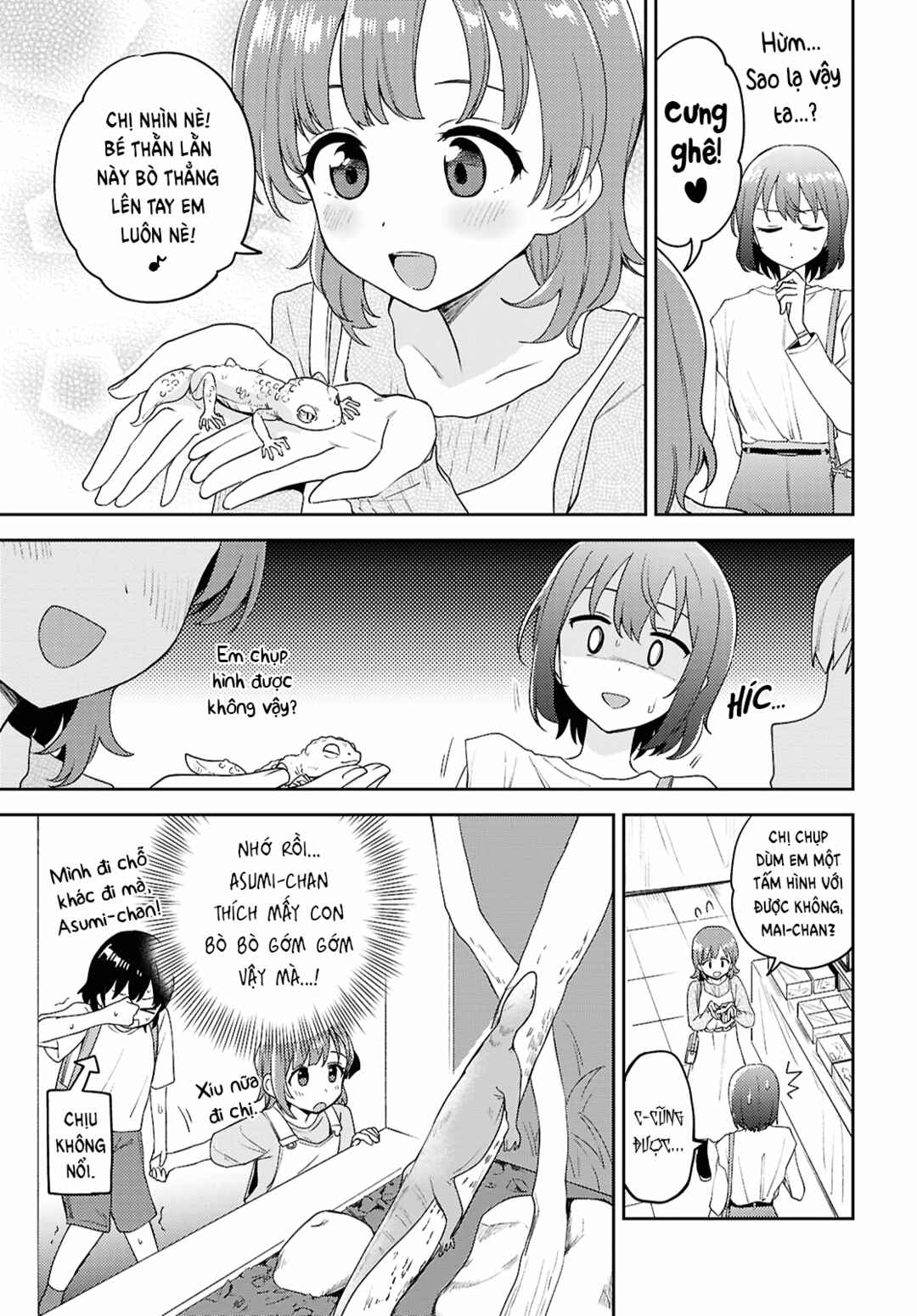 Asumi-chan wa Les Fuuzoku ni Kyoumi ga Arimasu! Chapter 29 - Page 9