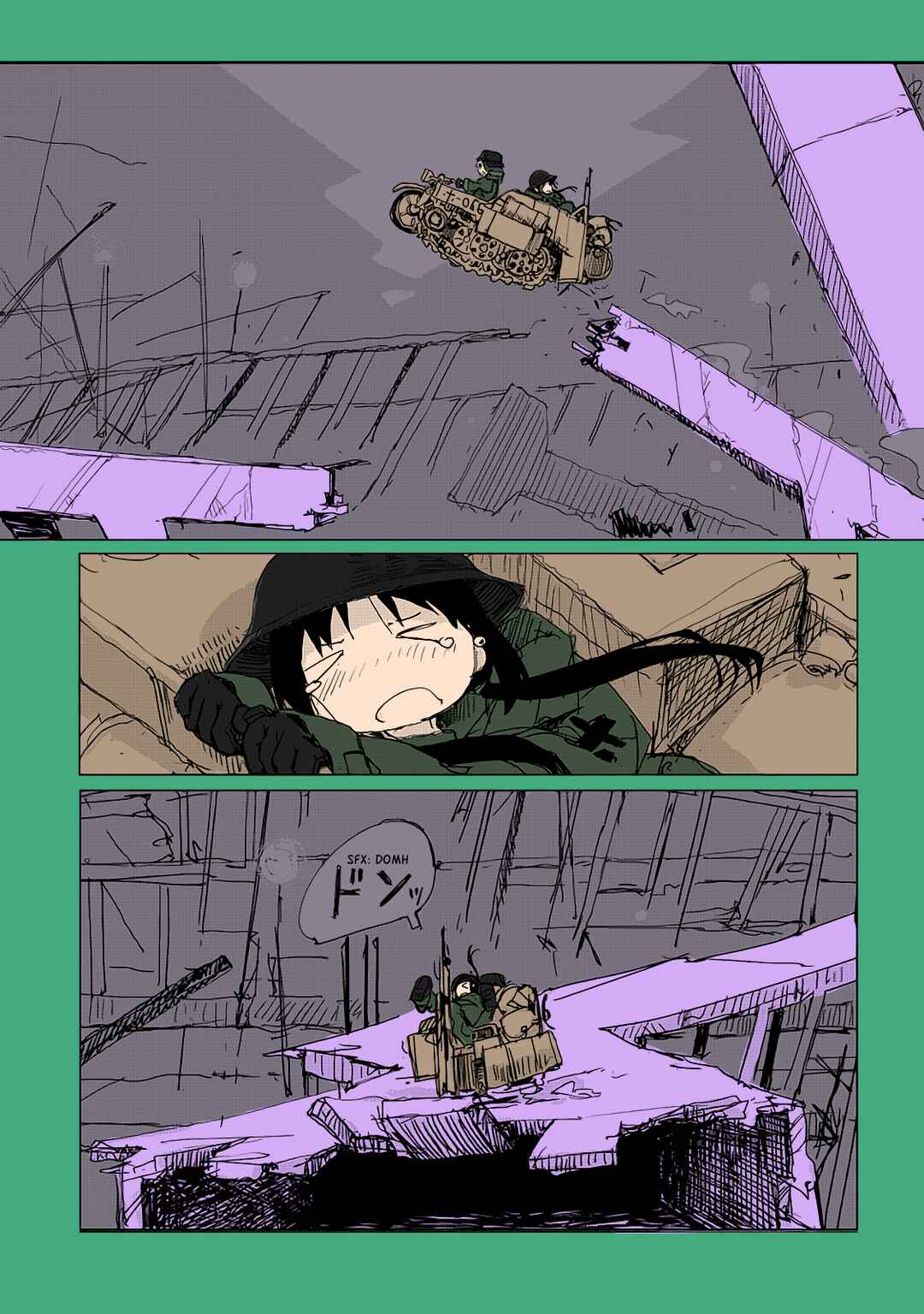 Shoujo Shuumatsu Ryokou (Fan Colored) Chapter 30 - Page 15