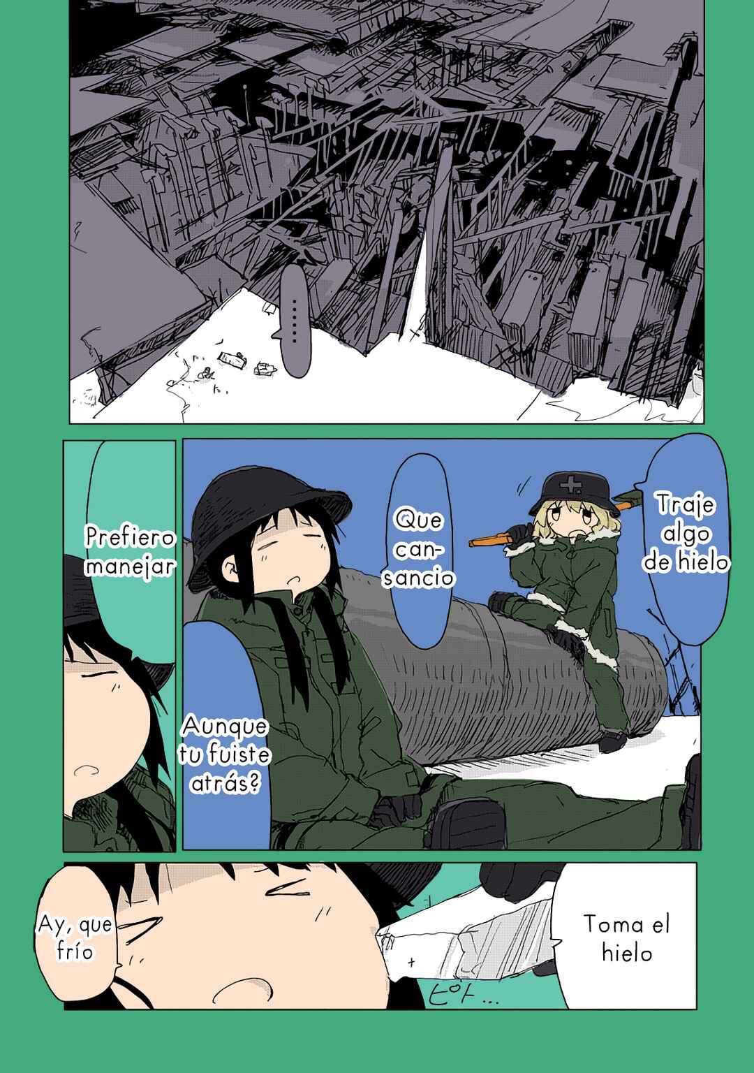 Shoujo Shuumatsu Ryokou (Fan Colored) Chapter 30 - Page 17