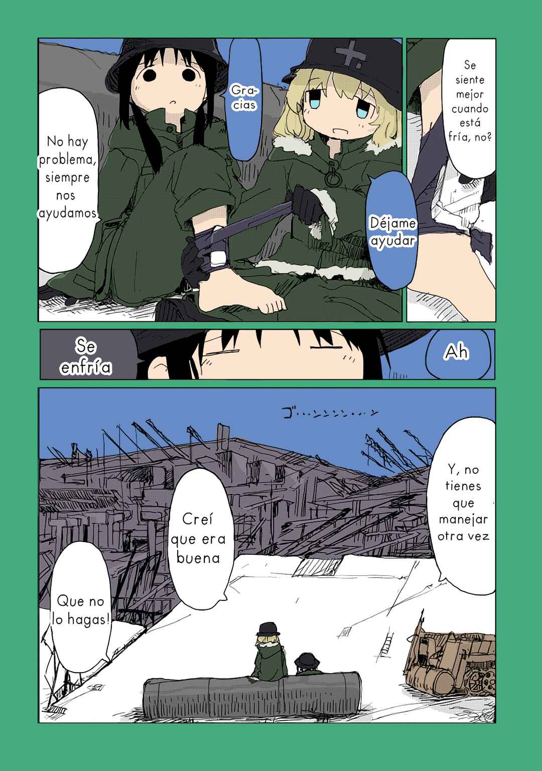 Shoujo Shuumatsu Ryokou (Fan Colored) Chapter 30 - Page 18